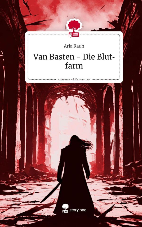 Buchcover: Ein Mann mit langen Haaren und Mantel hält ein Schwert in der Had und schut zu einer Pforte